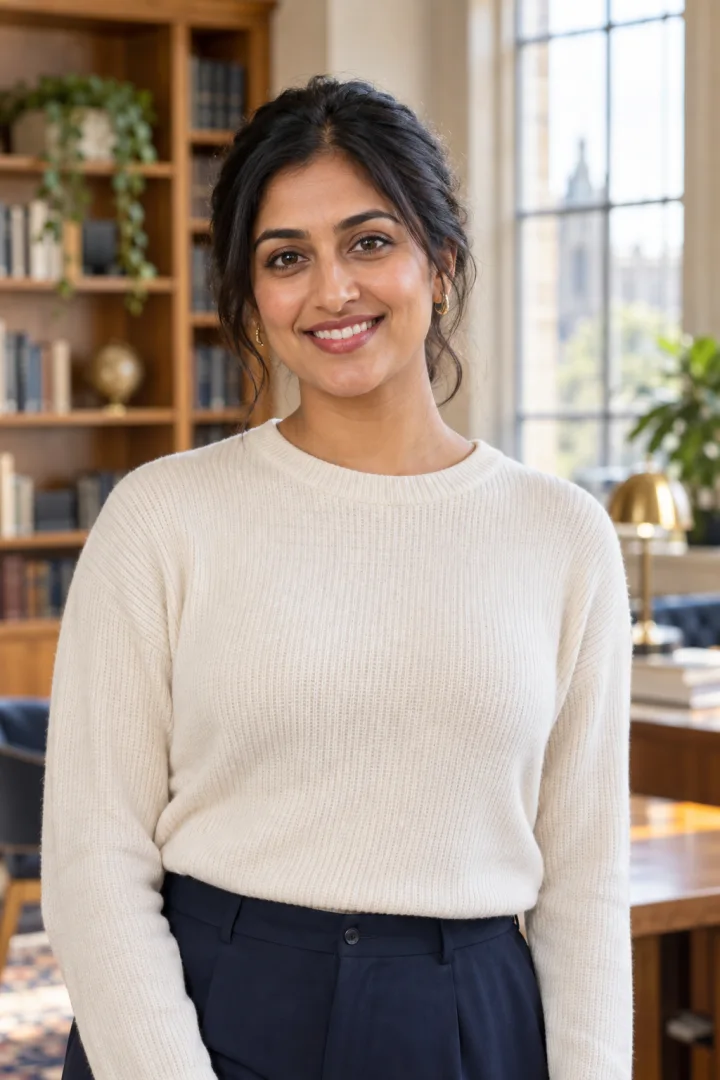 AI-generated sample portrait for Hamna Kashif